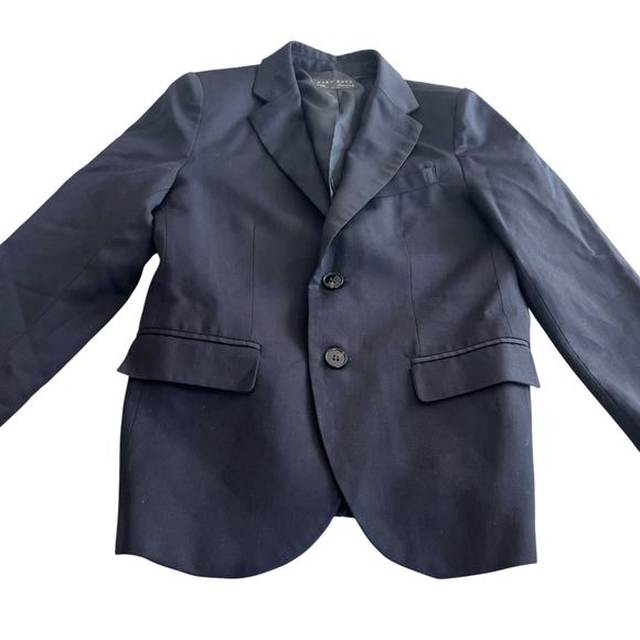 Zara boys navy suit sport jacket blazer size 7-8